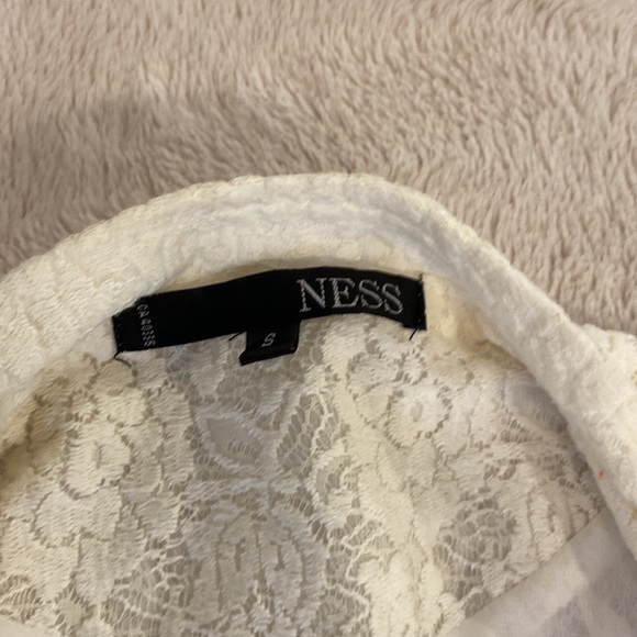 Melanie Lyne Ness Ivory Embroidery Zipper Jacket - Picture 5 of 9
